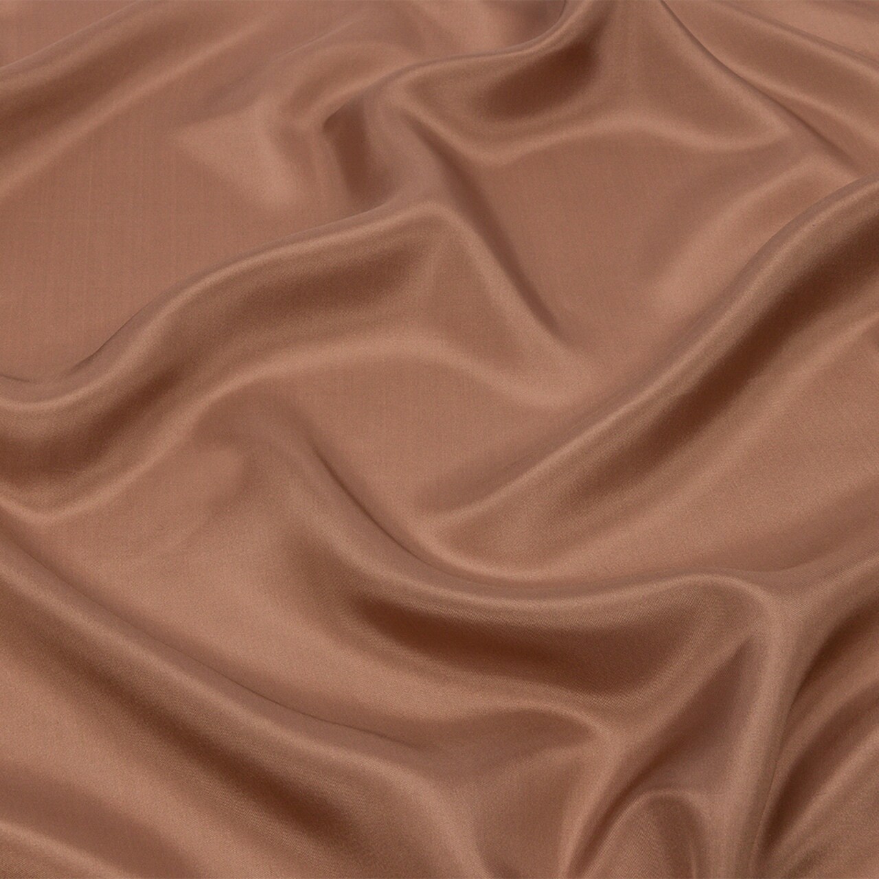 1 Yard Cappuccino Silk Habotai Lightweight China Silk Solid Draping Fabric 44 Inches Width